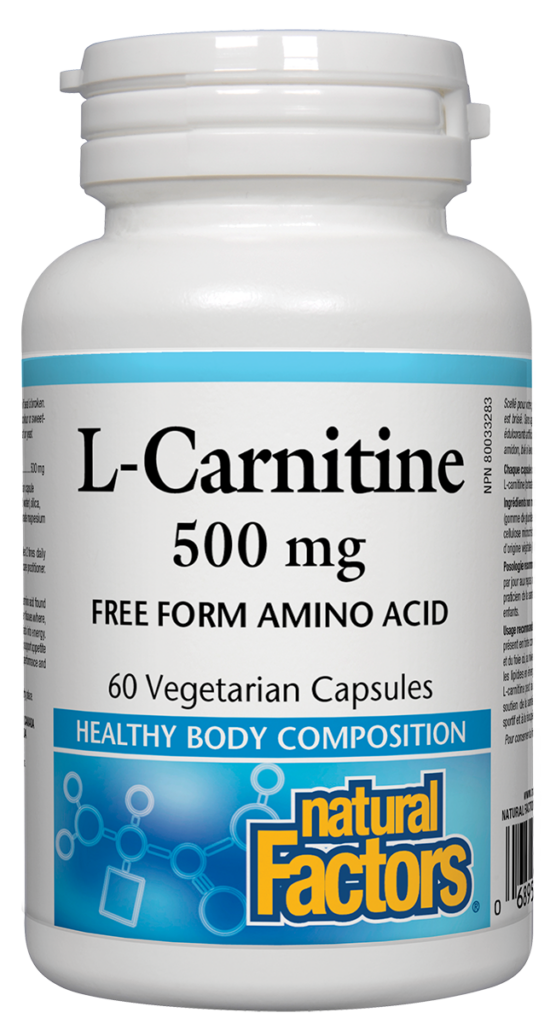 Natural Factors LCarnitine 60 Veg Caps Nature's Care