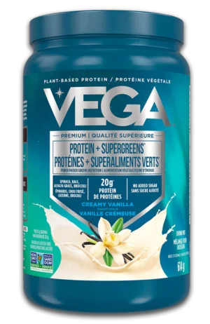 A Vega Protein + Supergreens Vanilla 614g