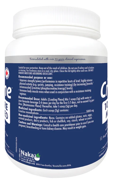 Naka Platinum Creatine 400g - Image 2