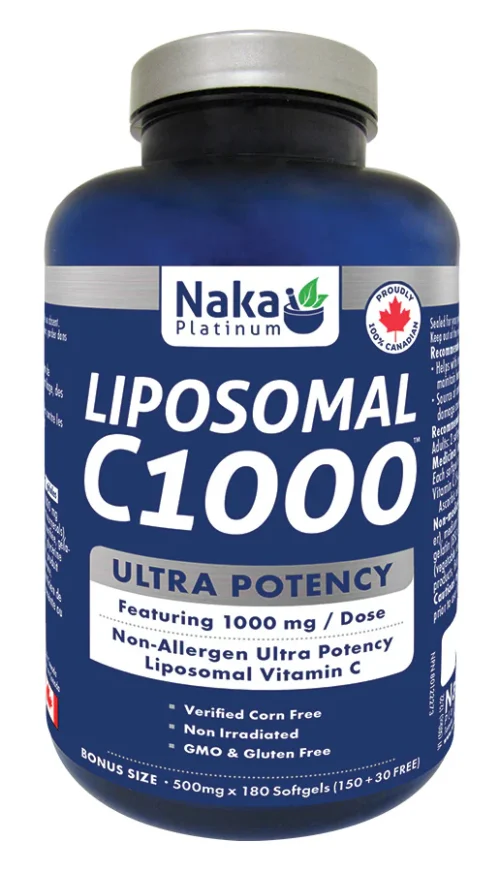 Naka Platinum Liposomal C1000 180 Softgels
